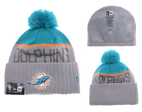 NFL Miami Dolphins Logo Stitched Knit Beanies 021